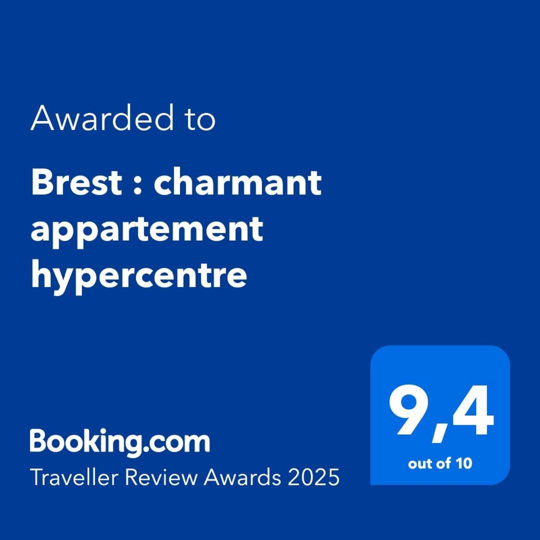 Brest : Charmant Appartement Hypercentre Екстериор снимка